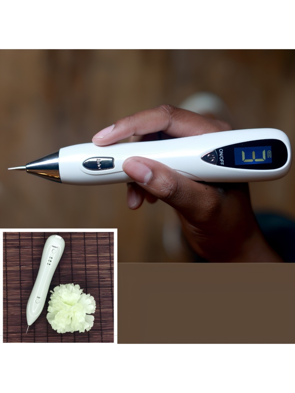 Skin Tag Tattoo Wart Mole Remover Skin Care Beauty Tool 2-Pack USB Charger
